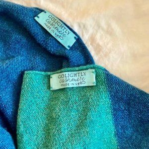 GOLIGHTLY 100% Cashmere Pashmina and Scarf, Made in USA!!